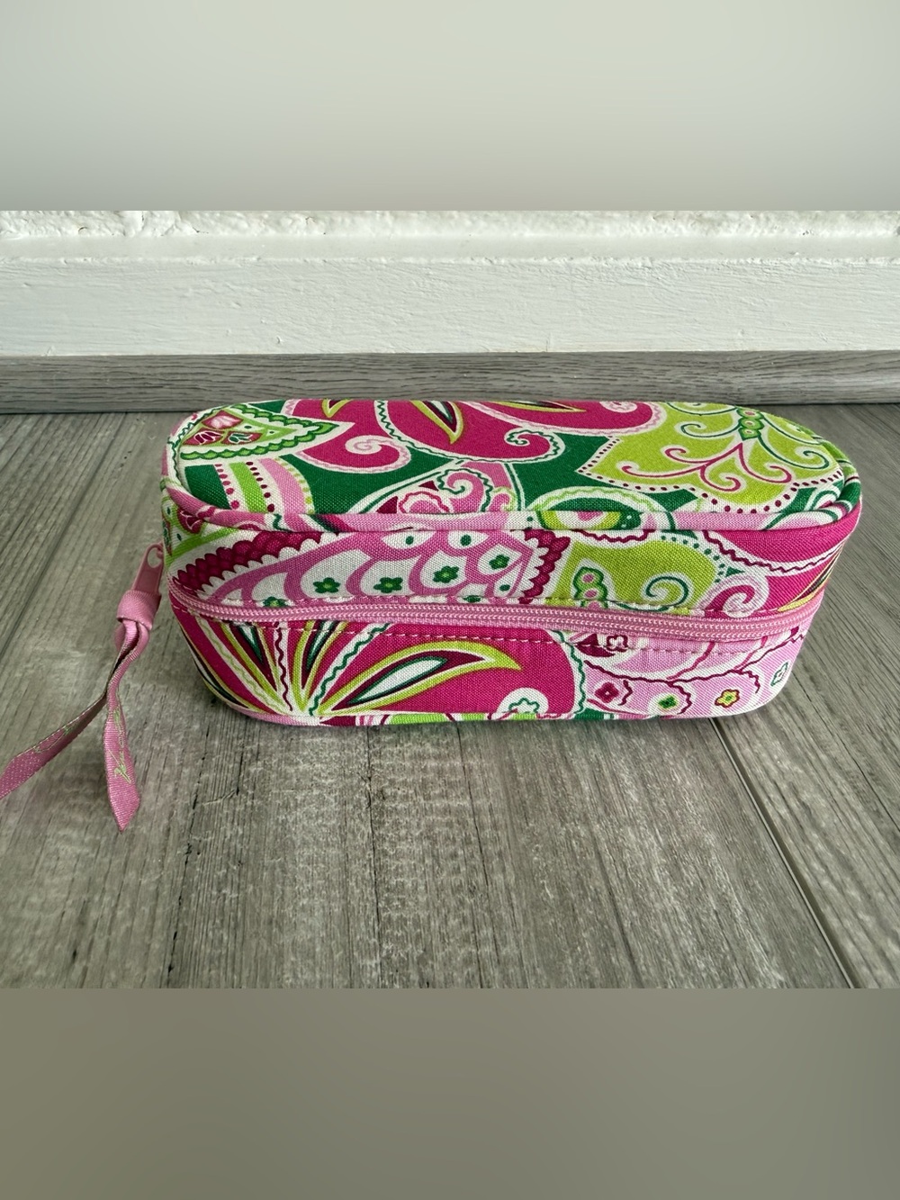 Vera Bradley Zip Sunglasses Case in Pinwheel Pink NWOT